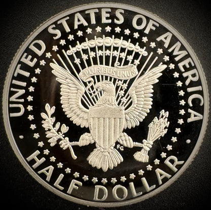 2022-S Kennedy Half Dollar GEM PROOF Clad DEEP ULTRA CAMEO Coin1