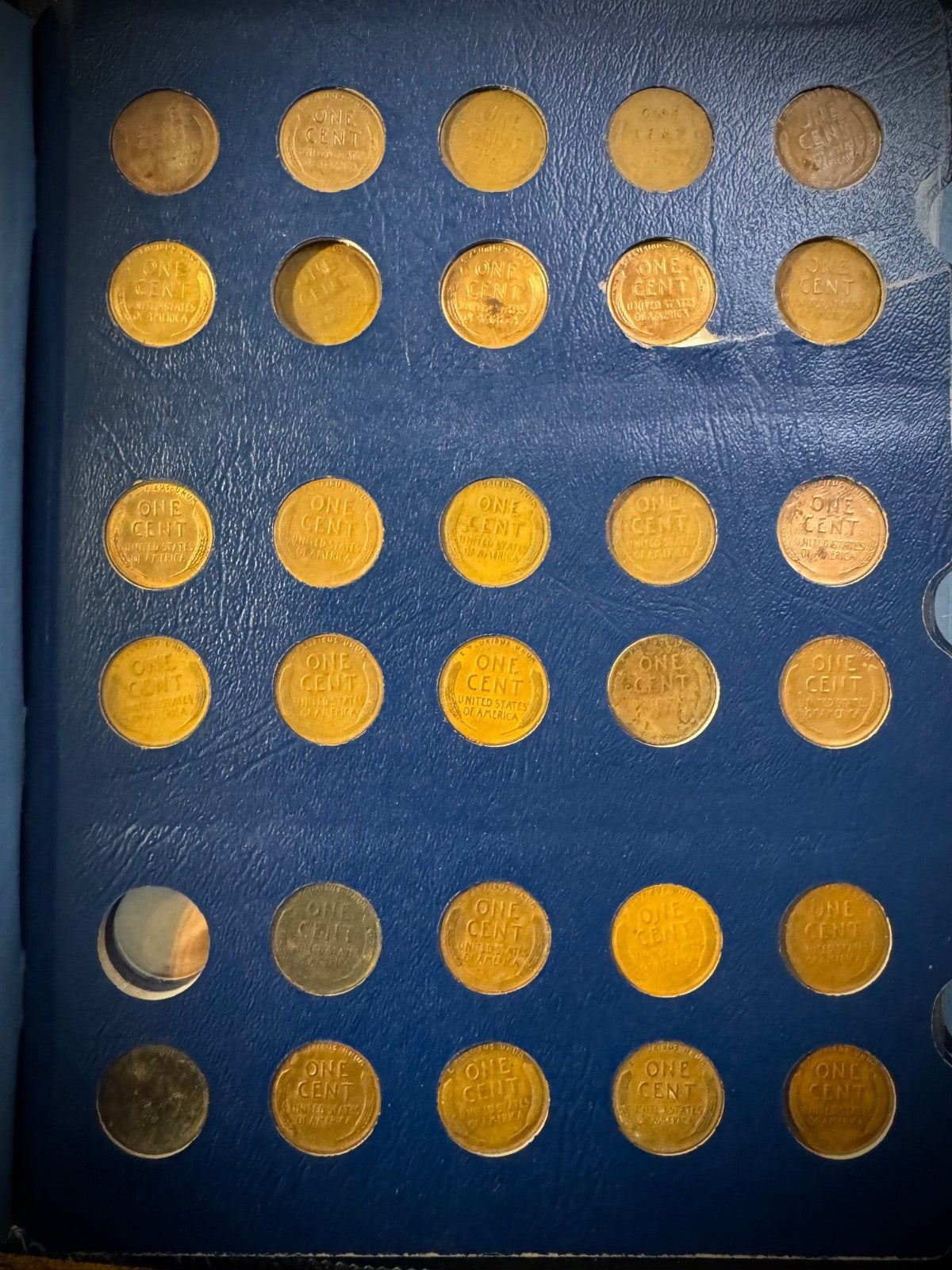 1909 VDB-1974 P D S Lincoln Cent Set NEAR Complete 165 Coins SEMI-KEYS Whitman18