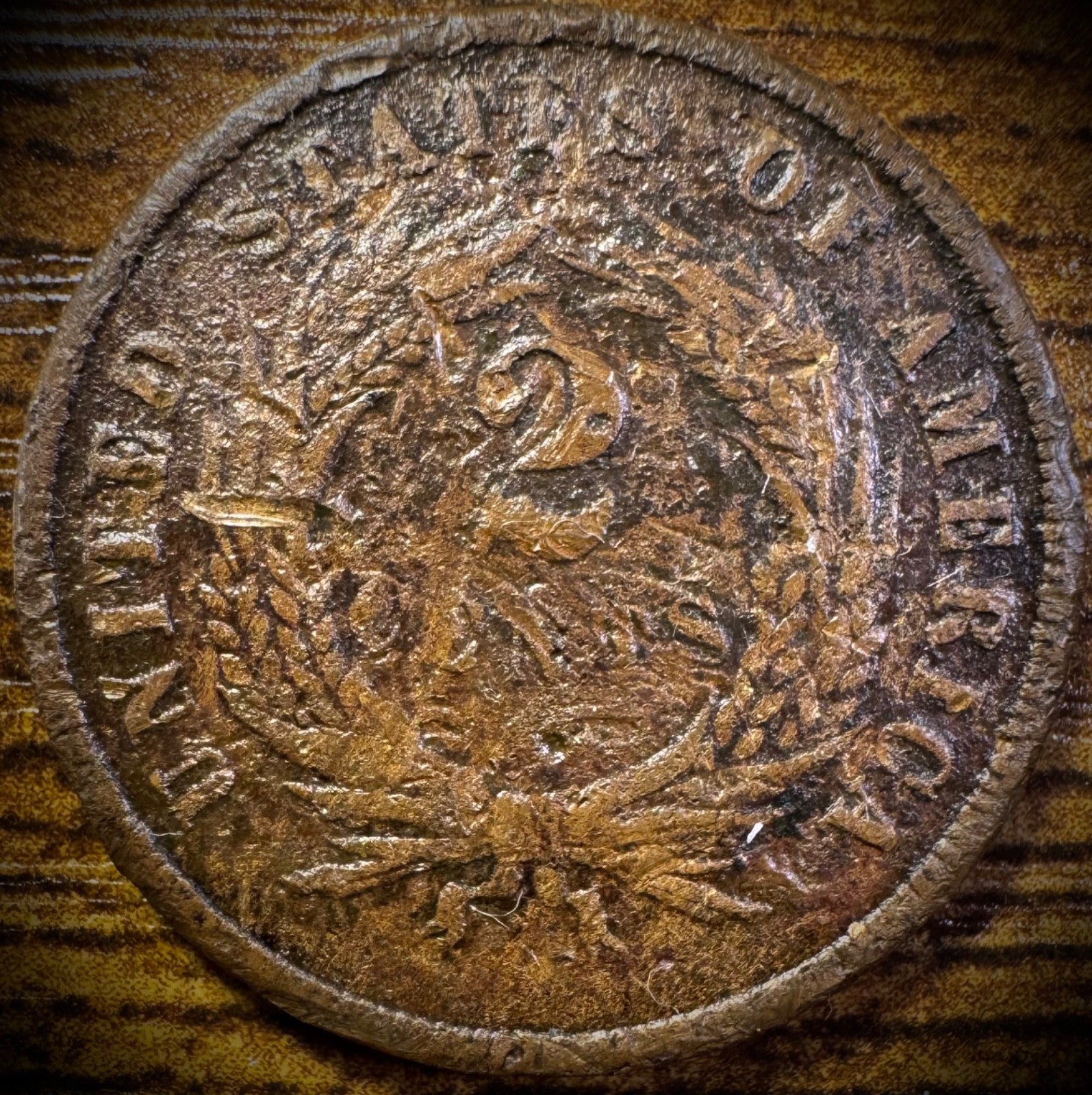 1871 Two Cent 2C USA Copper Obsolete Denomination Coin Low Mintage KEY DATE0
