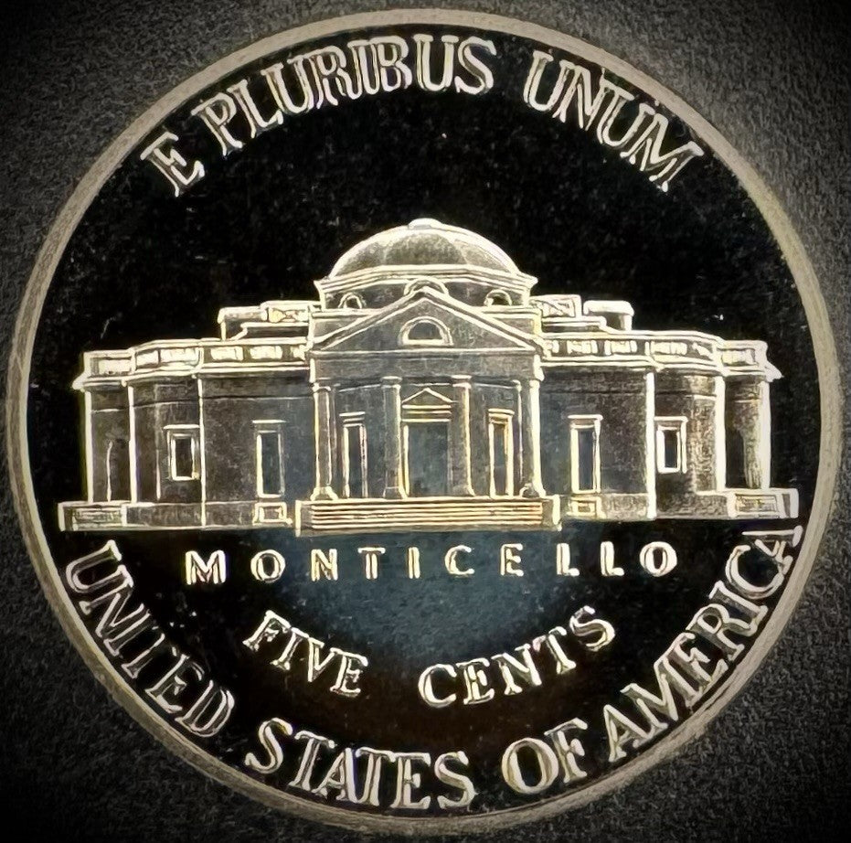 2000-S Jefferson Nickel GEM PROOF DEEP ULTRA CAMEO Coin From US Mint Proof Set1
