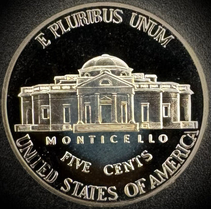 2000-S Jefferson Nickel GEM PROOF DEEP ULTRA CAMEO Coin From US Mint Proof Set1