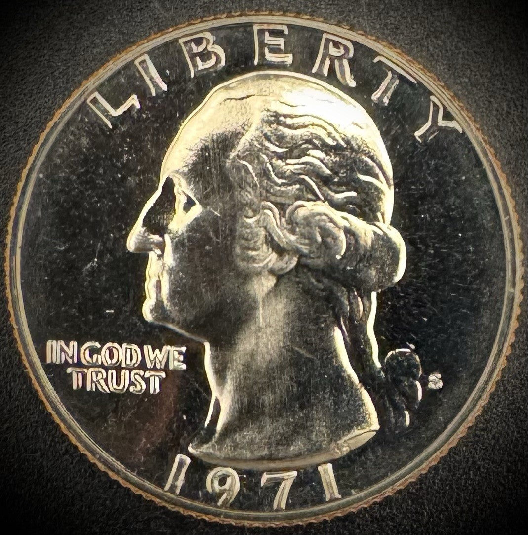 1971-S Washington Quarter PROOF Clad Coin0