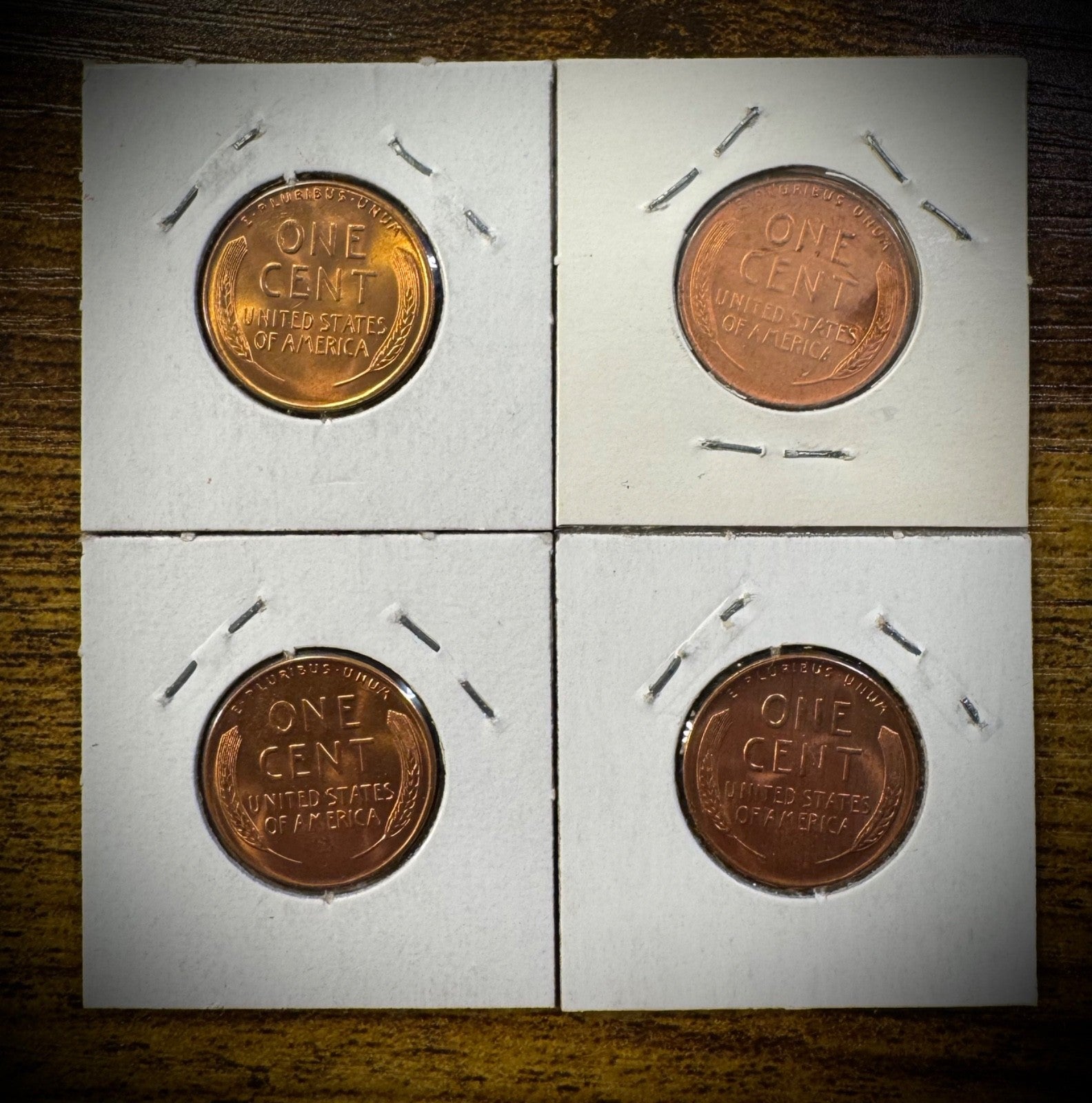 Lincoln Wheat Cent 1945-S 1950-S 1951-D 1953-D 1954-D&S 41 Coin Overstock Lot6