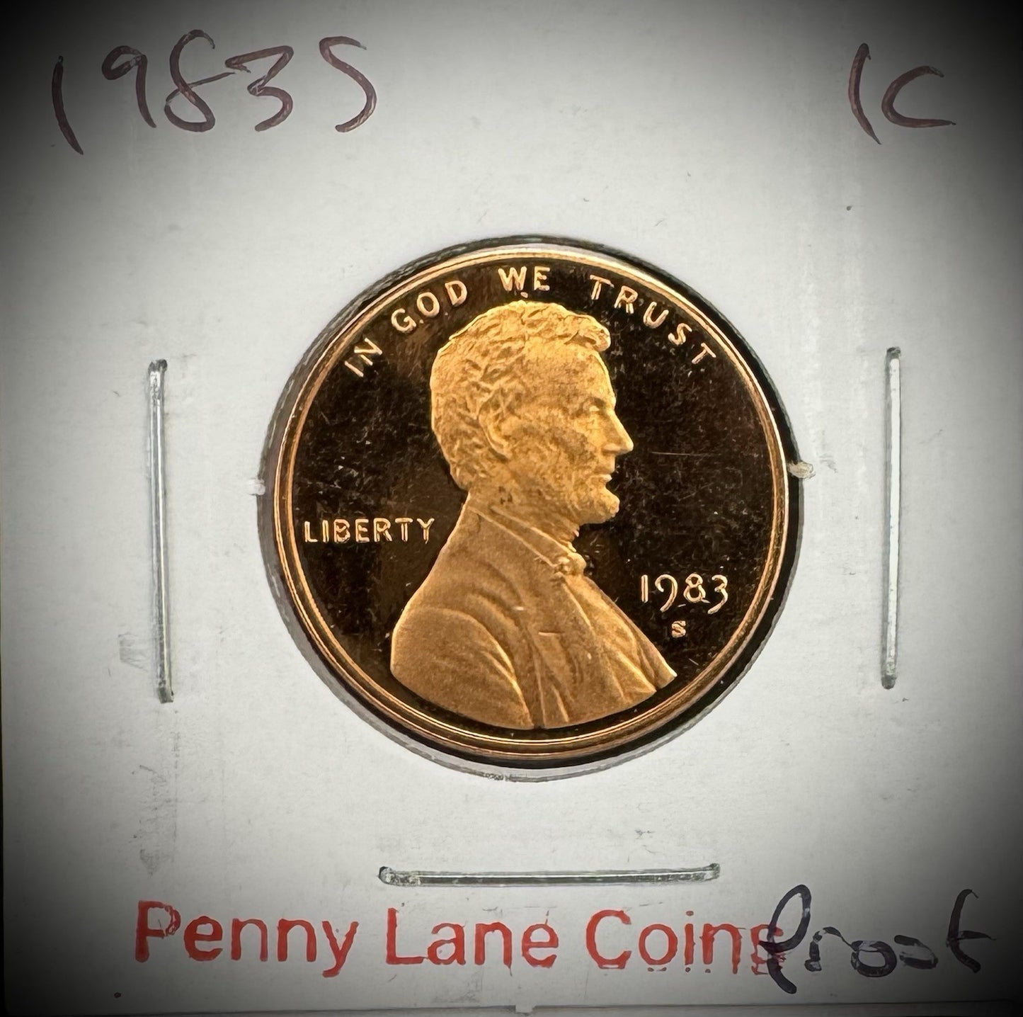 1980-1989 Lincoln Memorial Gem PROOF Cent 10 Coin Set8