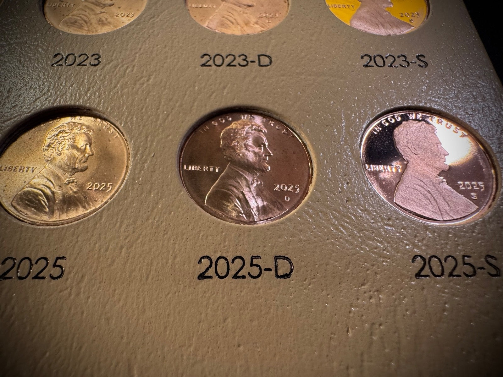 2022-2025 P D S Lincoln Shield Cent 12 Coin Business & PROOF Set NEW Dansco 81045