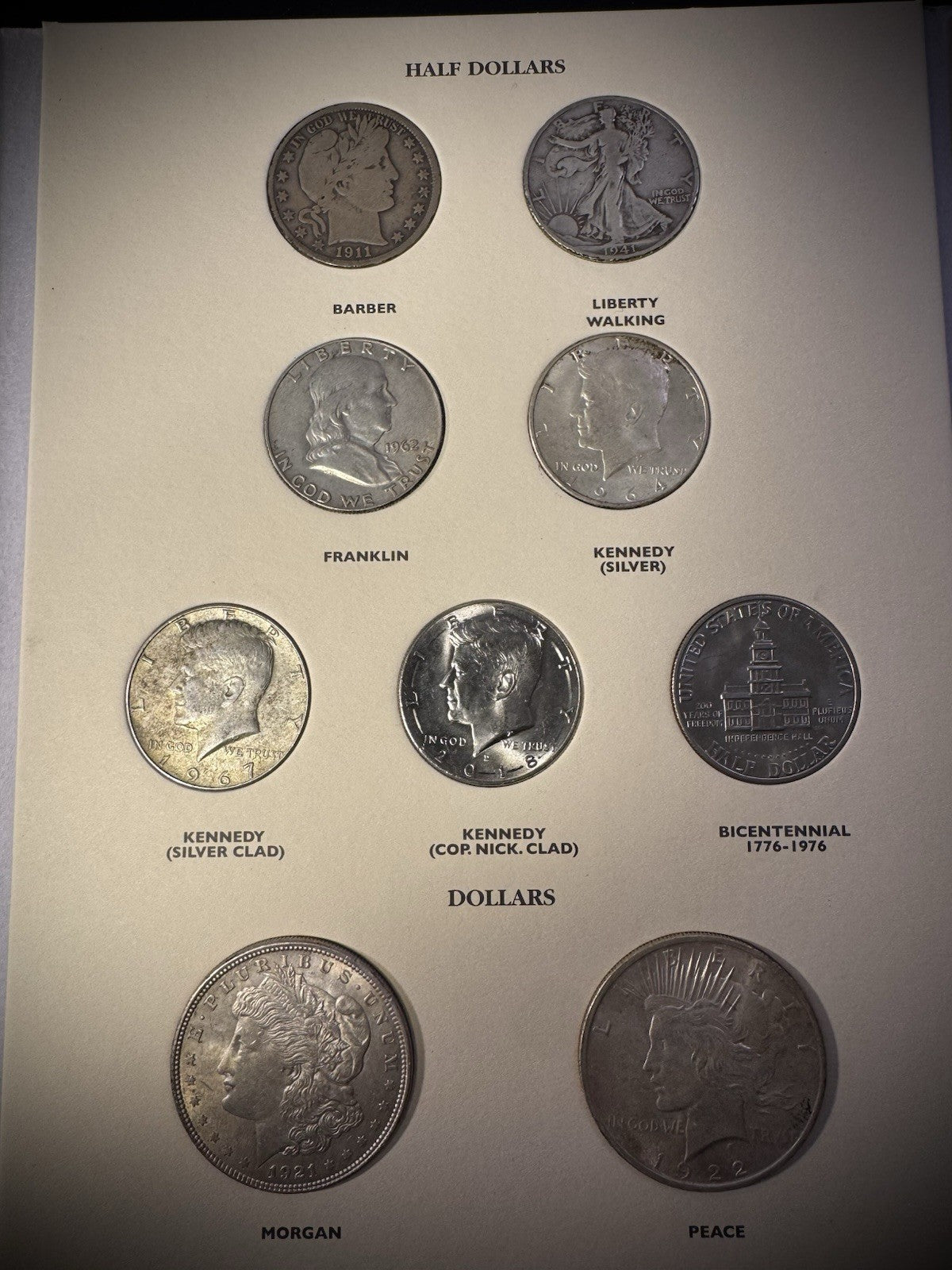 20th Century US Type Coins COMPLETE SET 36 Coins Includes Birth Year 1950 SILVER4