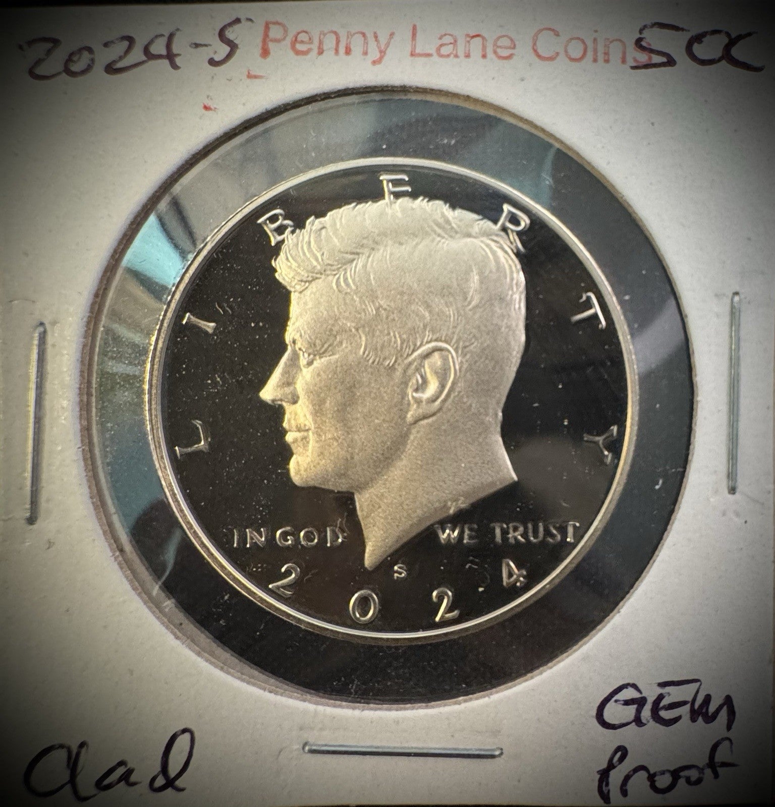 2024-S Kennedy Half Dollar GEM Proof Clad Coin2