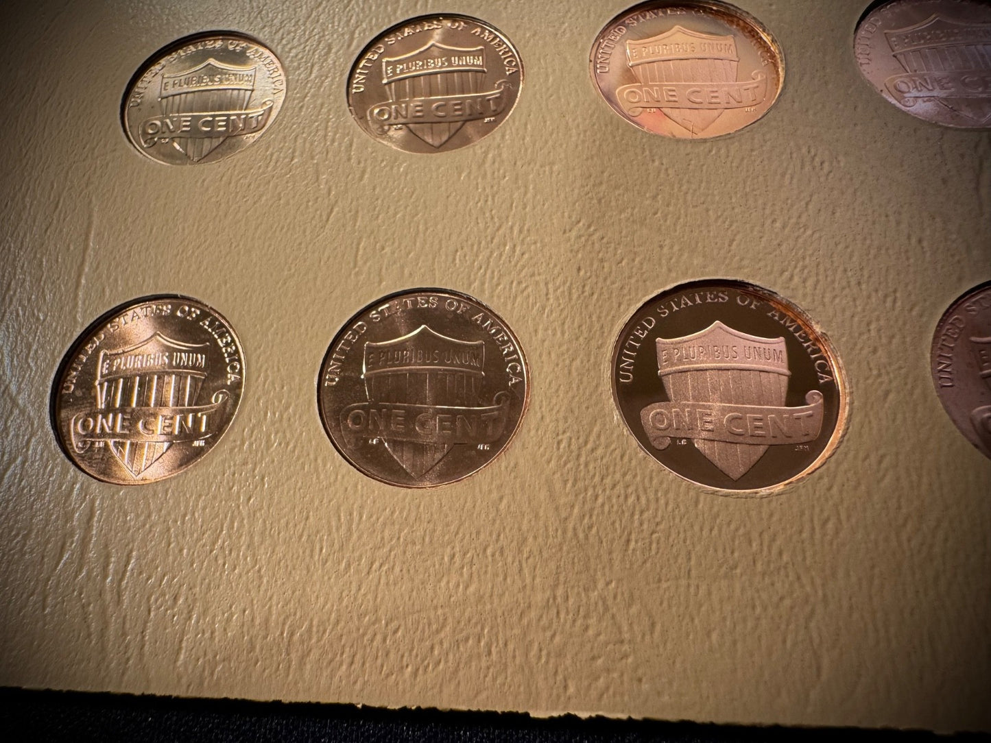 2022-2025 P D S Lincoln Shield Cent 12 Coin Business & PROOF Set NEW Dansco 81048