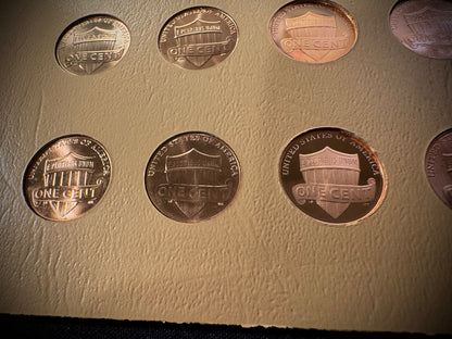 2022-2025 P D S Lincoln Shield Cent 12 Coin Business & PROOF Set NEW Dansco 81048