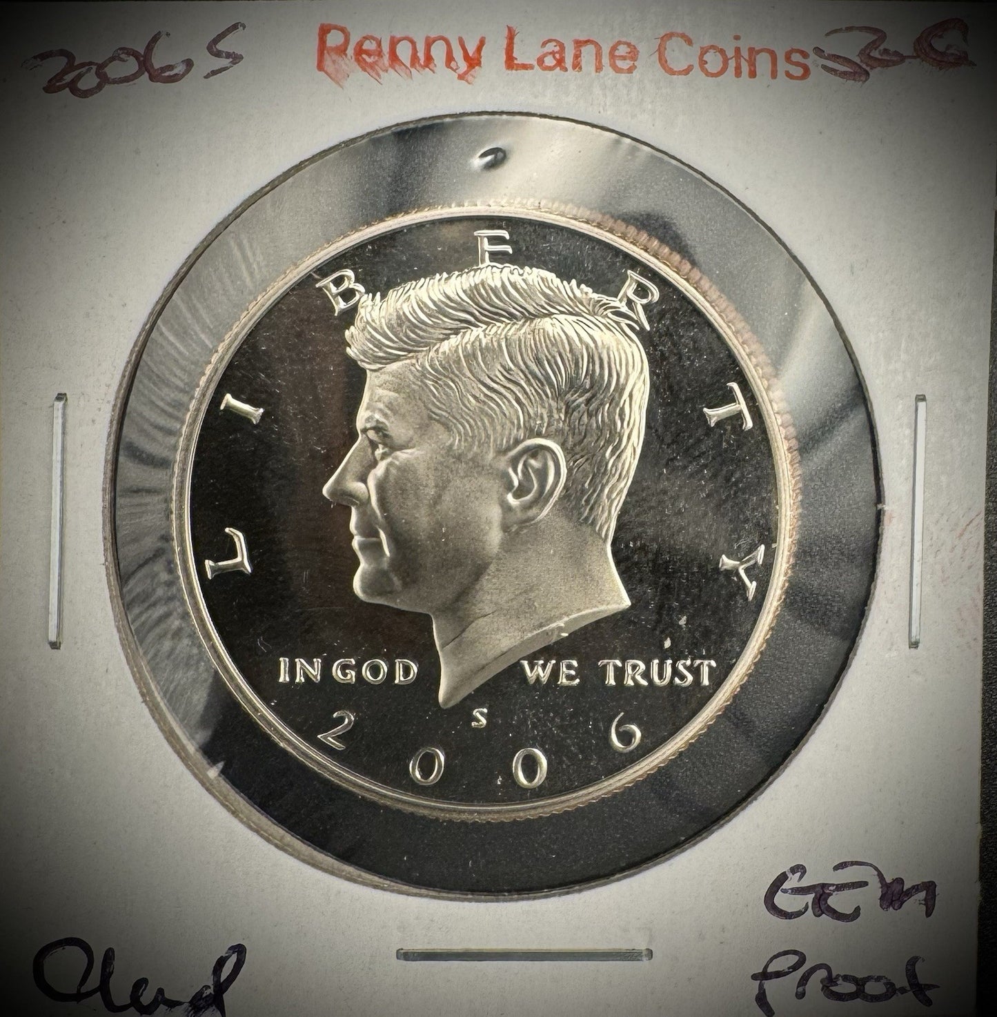 2006-S GEM PROOF Kennedy Half Dollar Clad 50C DEEP ULTRA CAMEO #42