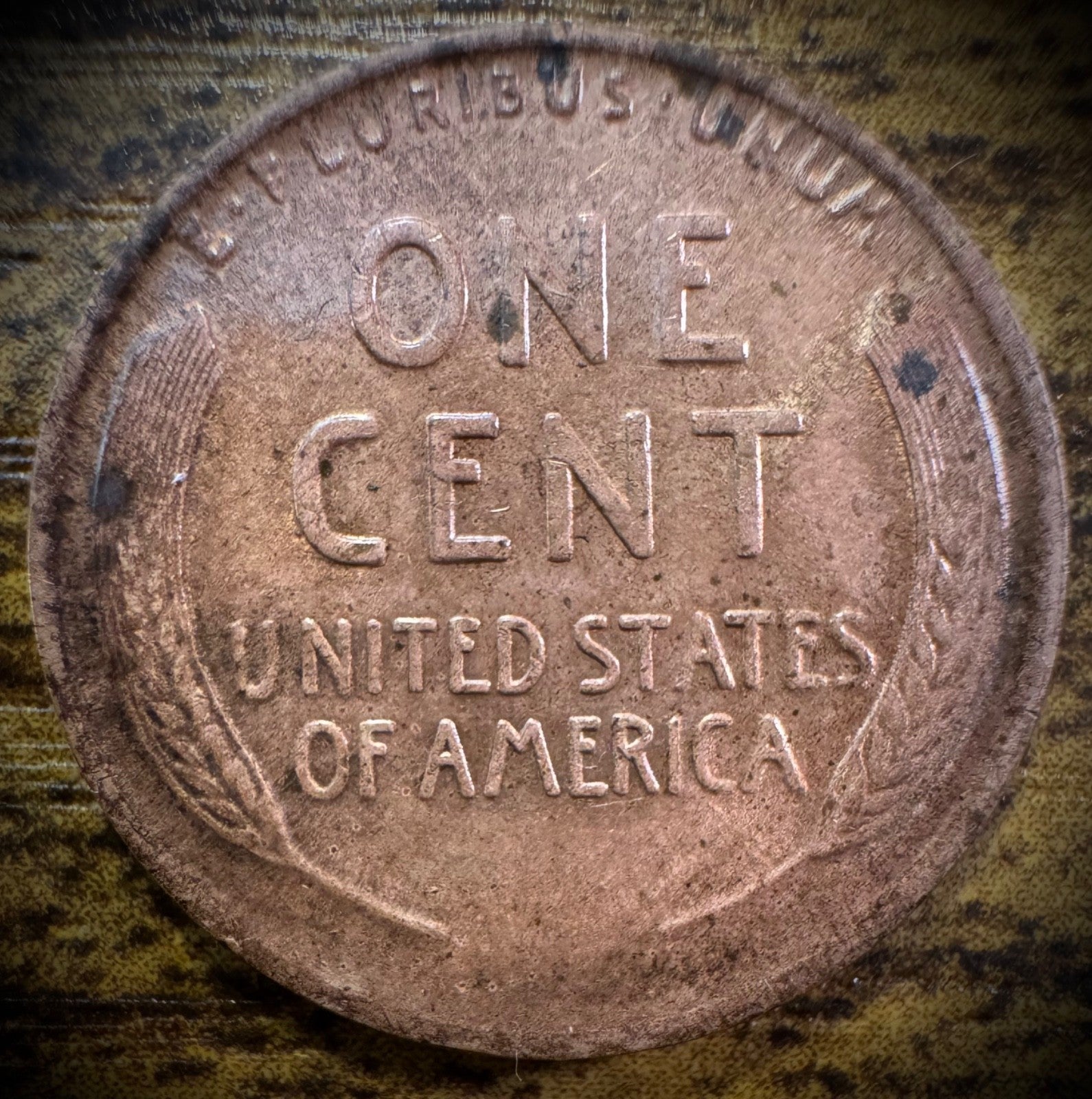 1915 Lincoln Wheat Cent AU TONED1