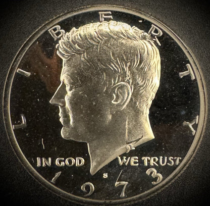 Impaired Kennedy Half Dollar PROOF Coin Lot Of 5 Clad & 1 Silver Coin READ MORE!10