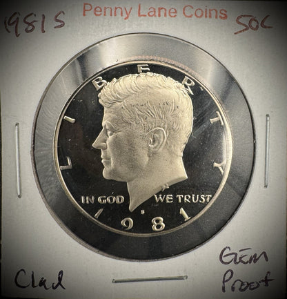 1980-1989 S Kennedy Half Dollar GEM PROOF DEEP ULTRA CAMEO Set Lot Of 10 Coins4