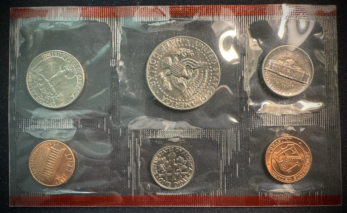 1985 P D Uncirculated Coin Set US Mint Original Government Packaging OGP & COA4