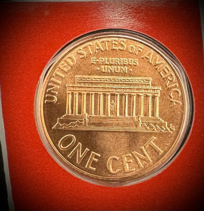 2008 Satin Finish Lincoln Memorial Cent P D Uncirculated 2 Coin Set From US Mint3