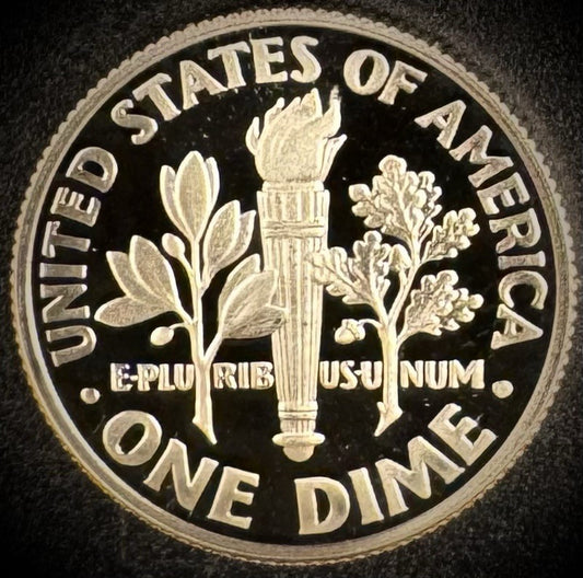 2009-S GEM PROOF Roosevelt Dime 10C Clad DEEP CAMEO Coin1
