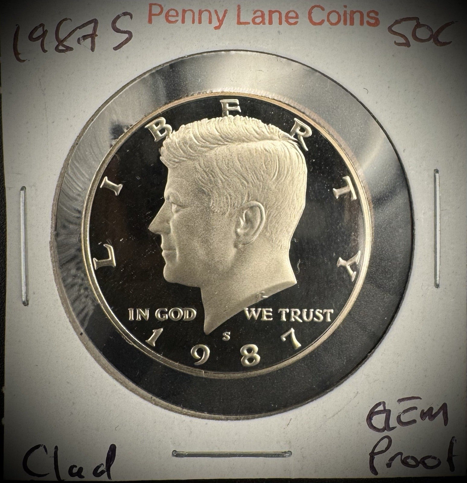 1980-1989 S Kennedy Half Dollar GEM PROOF DEEP ULTRA CAMEO Set Lot Of 10 Coins16
