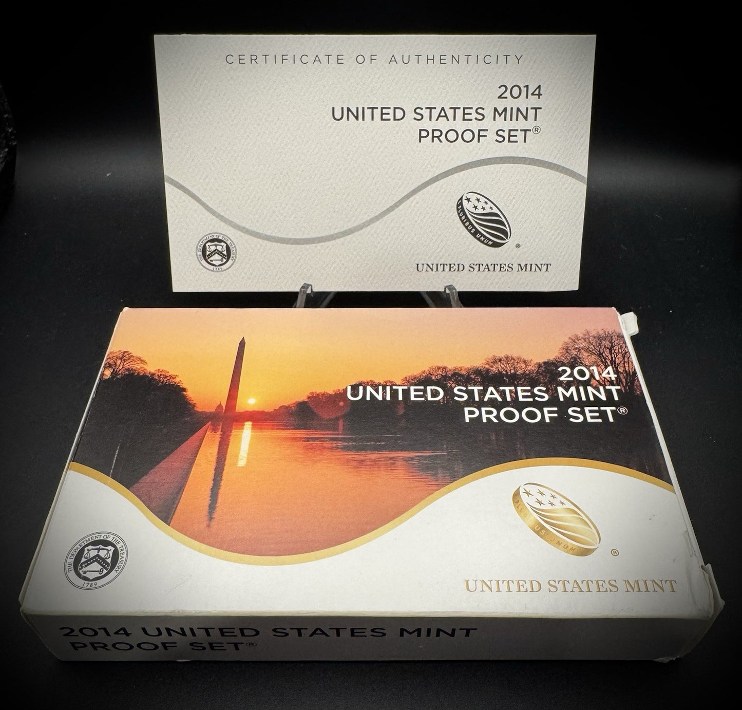 2014-S ATB Quarter GEM PROOF Clad 5 Coin Set w 2014 US Mint Box and COA2