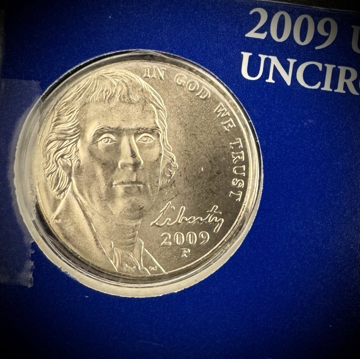 2009 P D Satin Finish Jefferson Nickel 2 Coin Lot From US Mint Uncirculated Set2