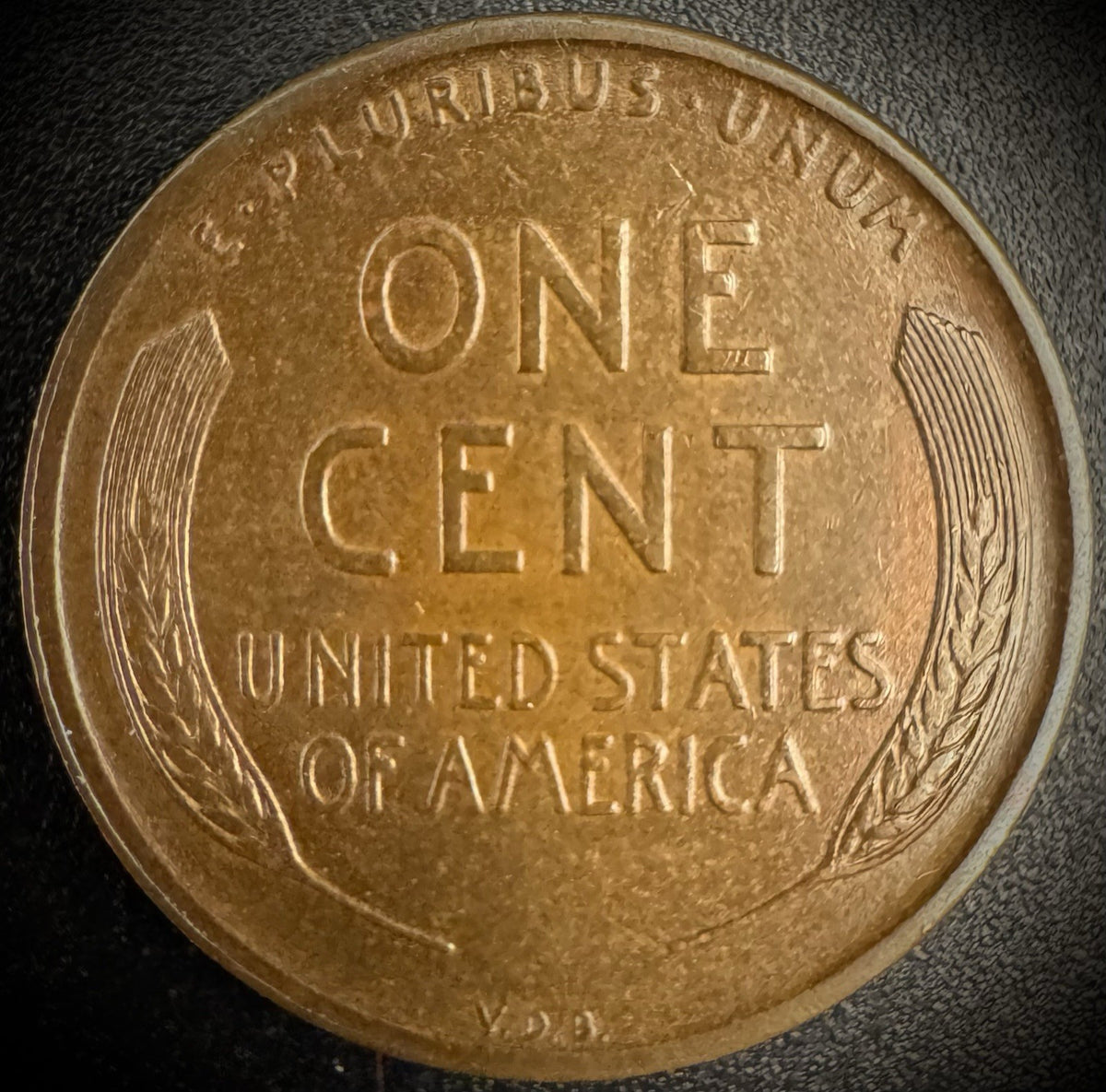 1909-P VDB Lincoln Wheat Cent Penny First Year Of Type AU #11
