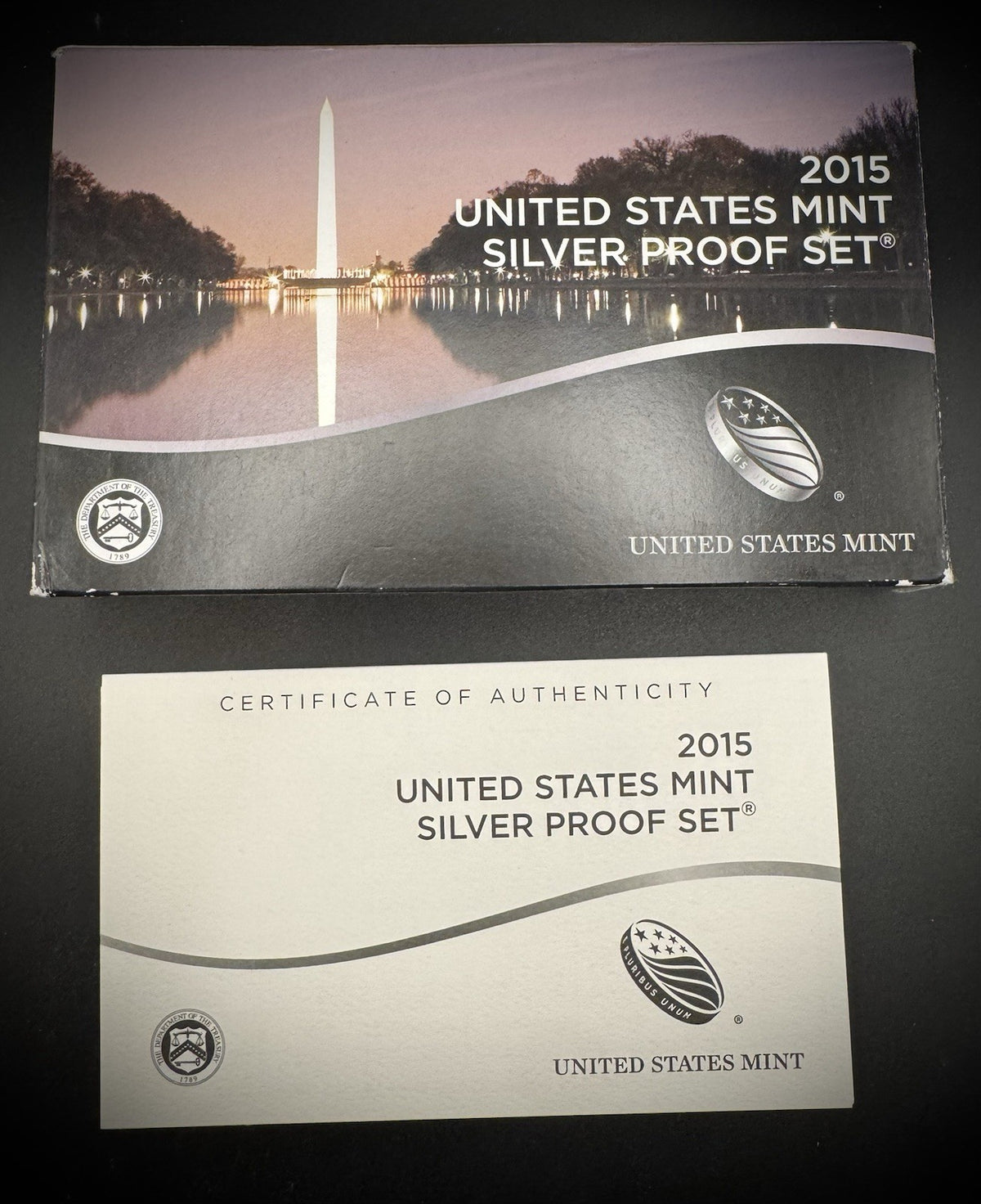 2011-S 90% SILVER America the Beautiful PROOF Quarter Set w 2011 US MINT Box COA3