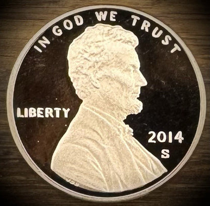 2014-S Lincoln Shield Cent GEM PROOF Coin0
