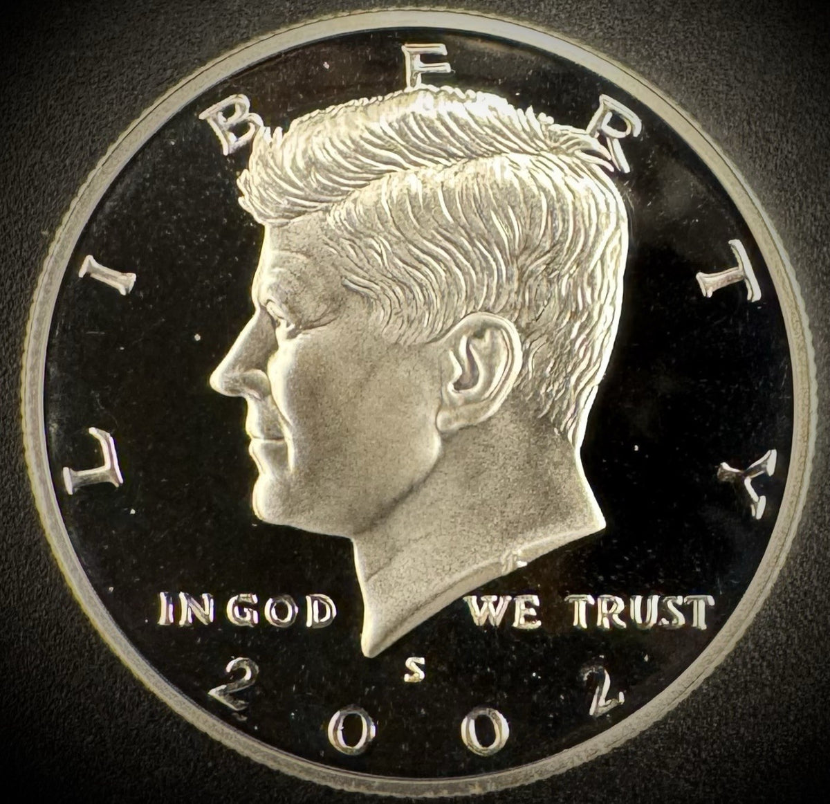 2002-S GEM PROOF Kennedy Half Dollar 90% SILVER 50C DEEP ULTRA CAMEO4