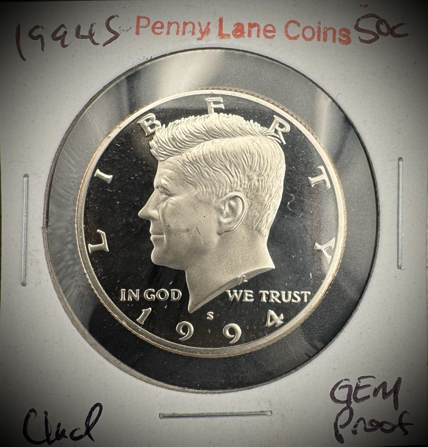 1990-1999 S Kennedy Half Dollar GEM PROOF DEEP ULTRA CAMEO Set Lot Of 10 Coins10