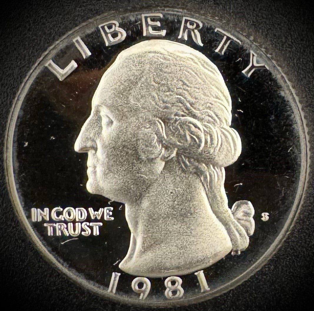 1981-S Washington Quarter PROOF Clad Coin0