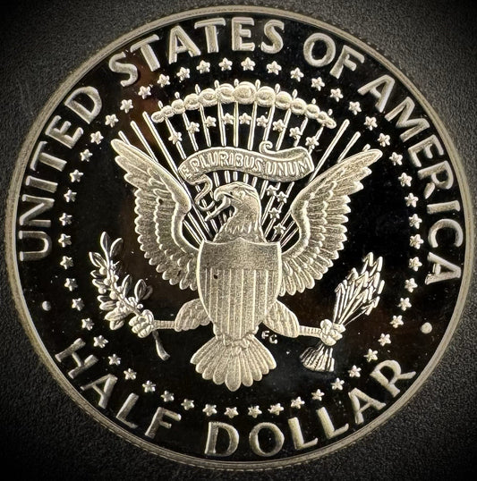 1999-S GEM PROOF Kennedy Half Dollar Clad 50C DEEP ULTRA CAMEO From US Mint Set1