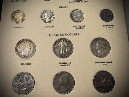 20th Century US Type Coins COMPLETE SET 36 Coins Includes Birth Year 1950 SILVER8