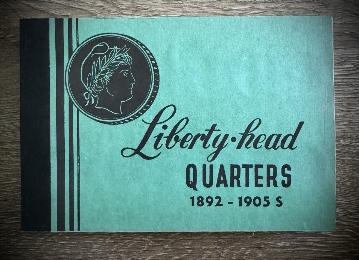 Never Used Vintage Meghrig Barber Quarters 1892-1905 G-8 G-9 Albums Empty1