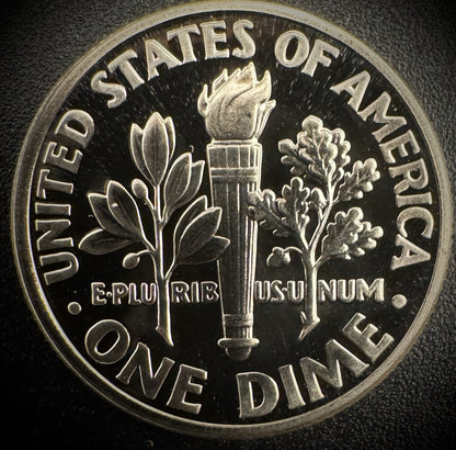1996-S GEM PROOF Roosevelt Dime 10C Clad DEEP CAMEO Coin From US Mint Proof Set1