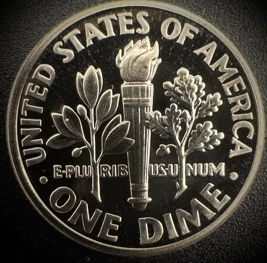 1996-S GEM PROOF Roosevelt Dime 10C Clad DEEP CAMEO Coin From US Mint Proof Set1