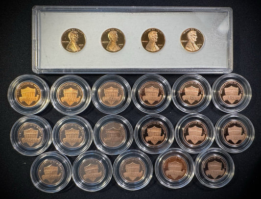 2009-2026 S Lincoln Bicentennial Shield Cent Penny GEM PROOF 21 Coin Collection1