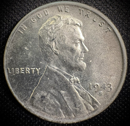 1943-S Lincoln Wheat Penny Cent Choice BU Brilliant Uncirculated #50
