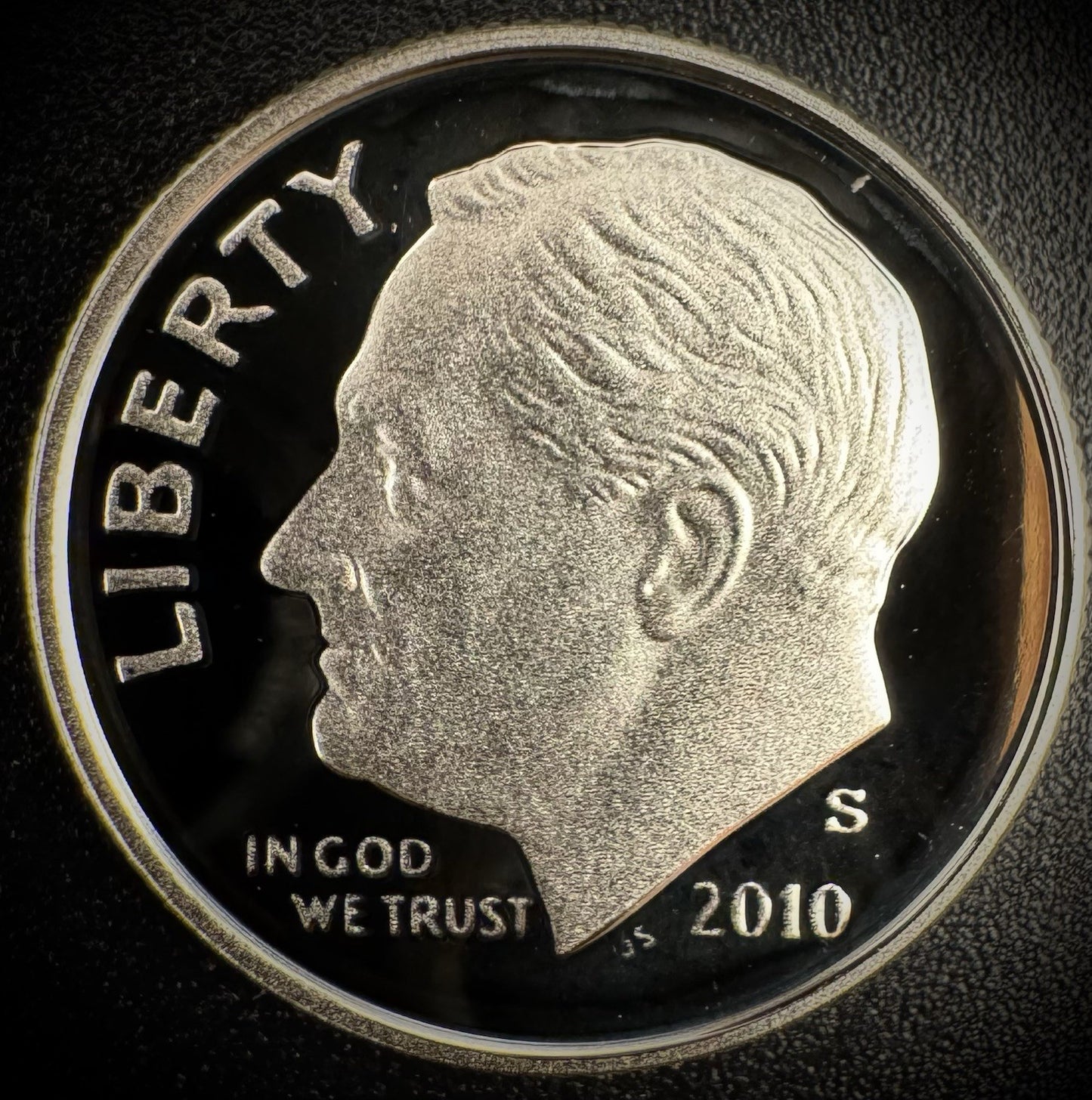 2010-S 90% SILVER GEM PROOF Roosevelt Dime 10C .900 Fine DEEP CAMEO Coin0