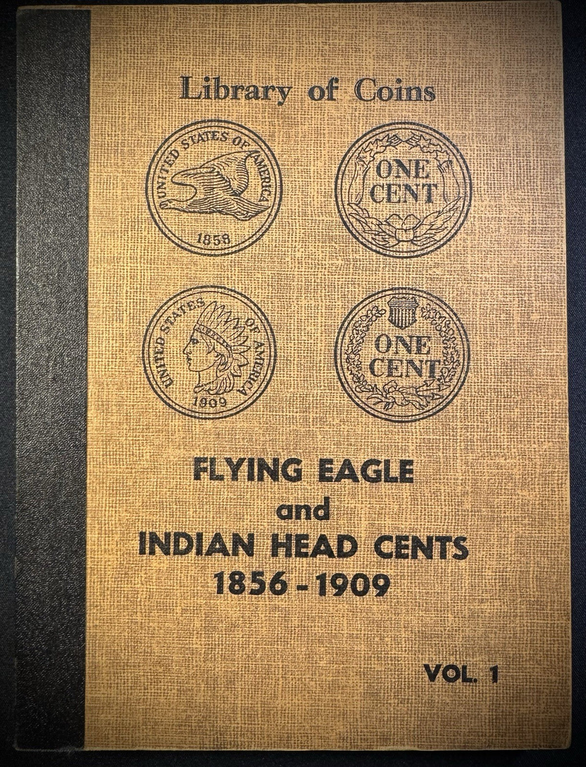 Never Used Vintage Library of Coins Flying Eagle & Indian Head Cents VOL 1 Album0