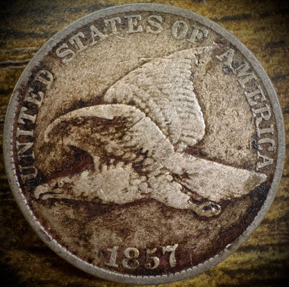 1857 Flying Eagle Cent Penny VF Great Type Set Coin0