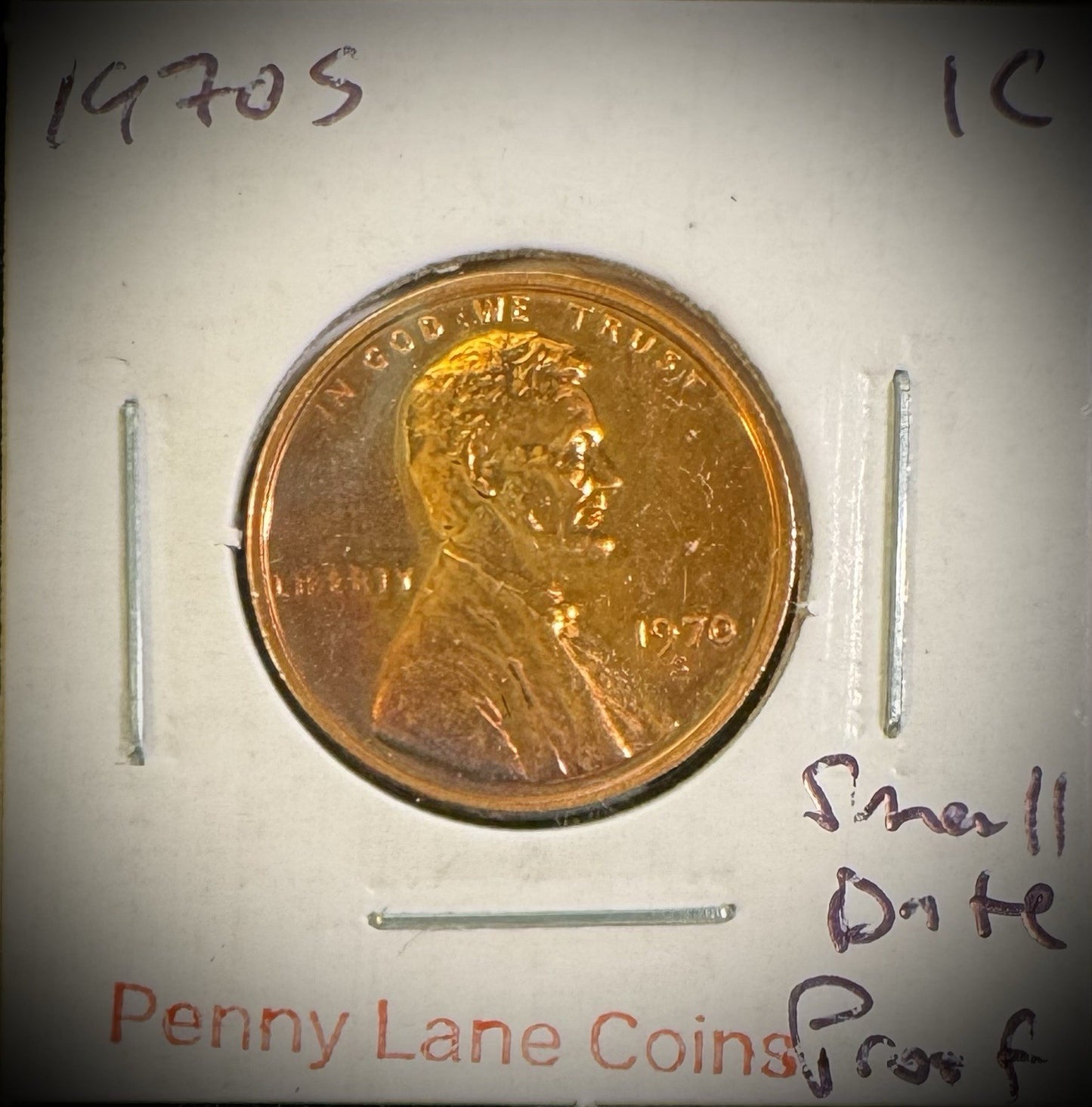 1970-S Lincoln Memorial Cent SMALL DATE PROOF Coin KEY DATE 0