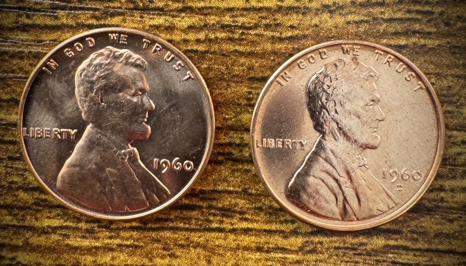 1960 P & D Lincoln Memorial Cent Small Date BU 2 Coin Set From Original Rolls2