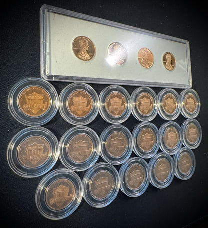 2009-2026 S Lincoln Bicentennial Shield Cent Penny GEM PROOF 21 Coin Collection8