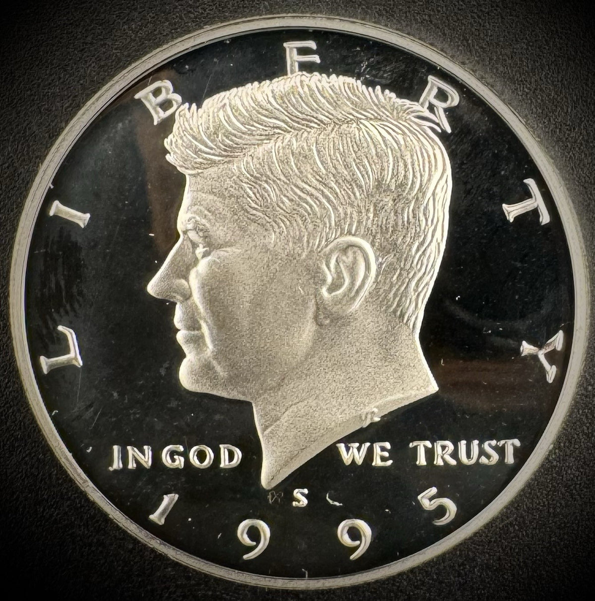 1995-S GEM PROOF Kennedy Half Dollar 90% SILVER 50C DEEP ULTRA CAMEO0