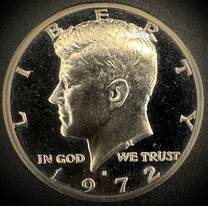 1972-S Kennedy Half Dollar PROOF Clad 50C CAMEO0