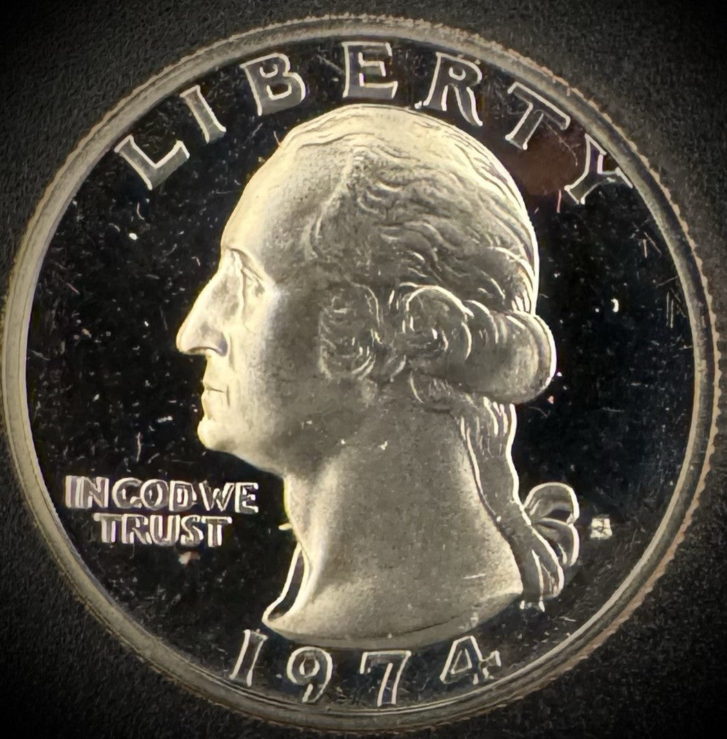 1974-S Washington Quarter PROOF Clad Coin0
