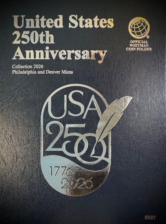 Official Whitman Coin Folder United States 250th Anniversary Collection P&D 20260