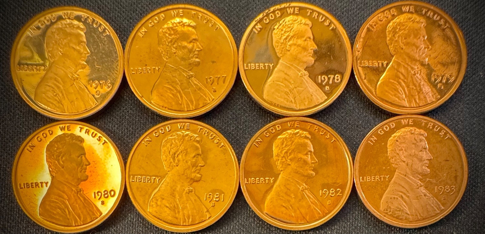 1968-2009-S PROOF Lincoln Memorial & Bicentennial Cent 45 Coin Set3