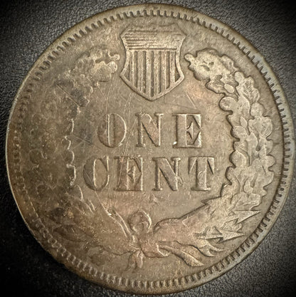 1873 Indian Head Cent Penny SEMI-KEY Date Coin1