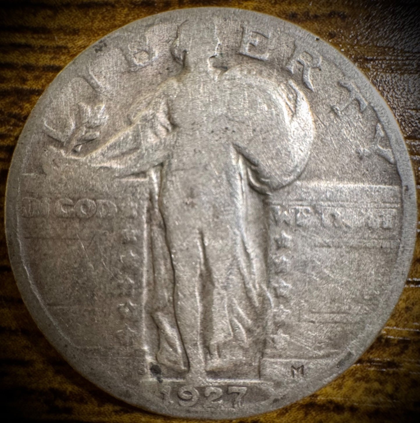 1927-S 25C Standing Liberty Quarter KEY DATE LOW Mintage 396,000 #10