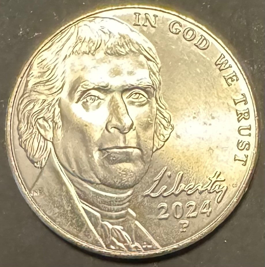 2024-P Jefferson Nickel From Rolls LOW MINTAGE2